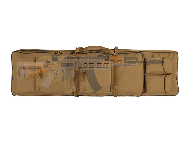47 inches double rifle gun case - black [8FIELDS] - Restposten