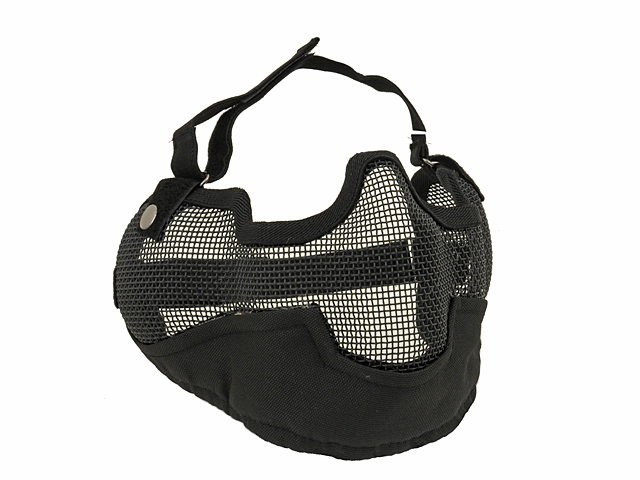Big steel protective mask V.2 - Black [WOSPORT]
