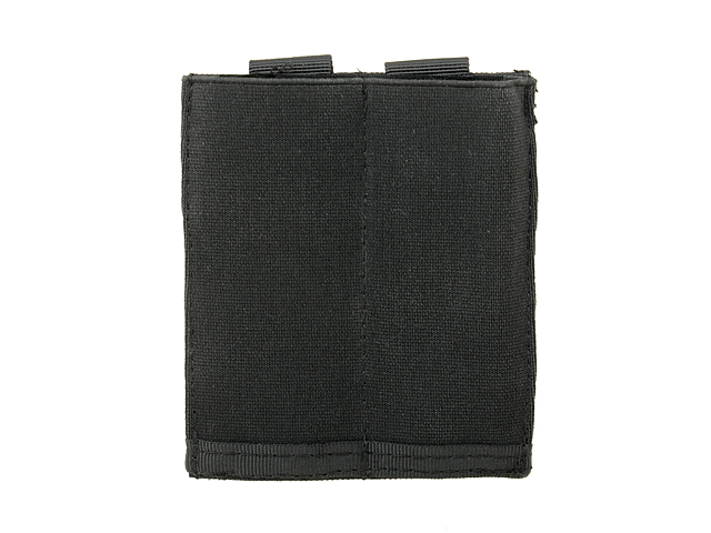 Elastic Double Pistol Magazine Pouch - Black