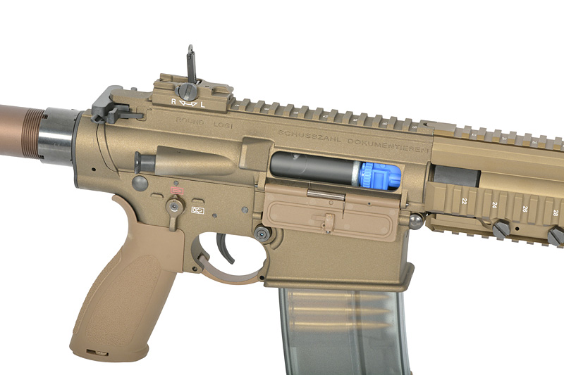 EC-204 DMR S-AEG mit Eshooter ETU, Grün/Braun