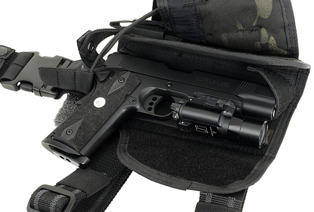 2-Ways Carrying Type Tactical Drop Leg Holster - MB [8FIELDS]