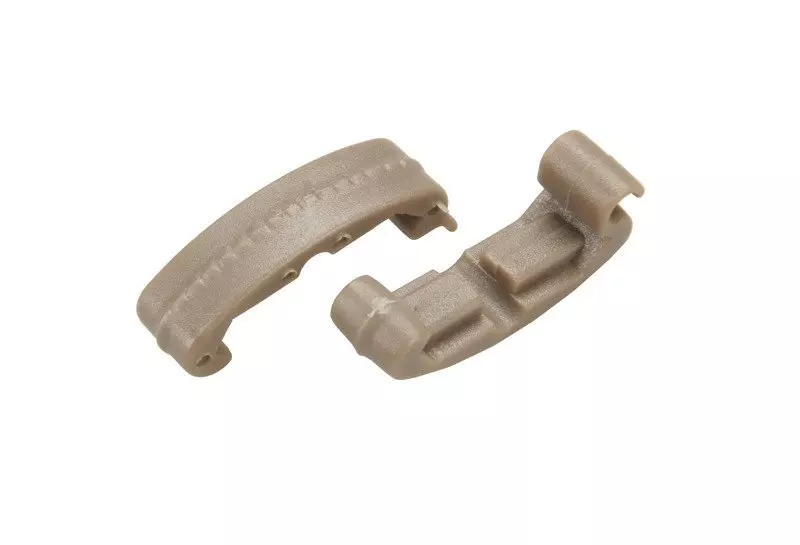 FMA 60 x 22mm RIS rail clips – Dark Earth