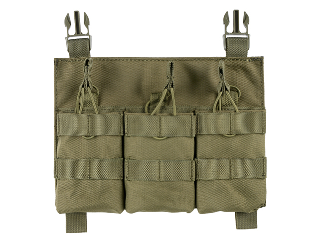 Buckle Up Triple SR25/AR-10/M14/SCAR-H Pouch Panel - OD