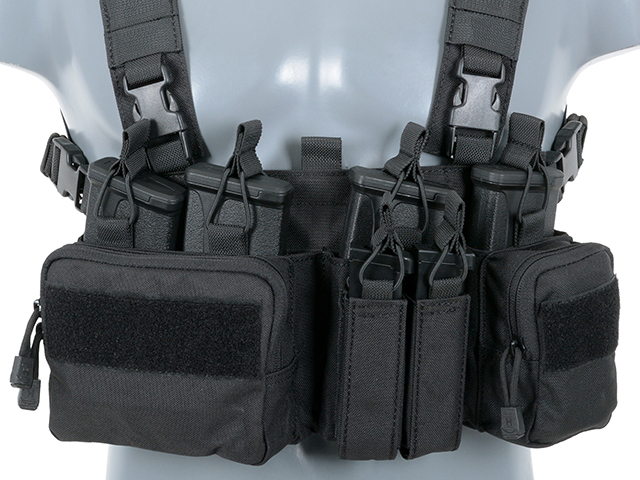 Buckle Up Recce/Sniper Chest Rig - Black [8FIELDS]