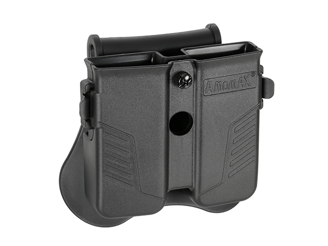 Amomax Per-fit polymer pouch for pistols magazines - Black [Amomax]