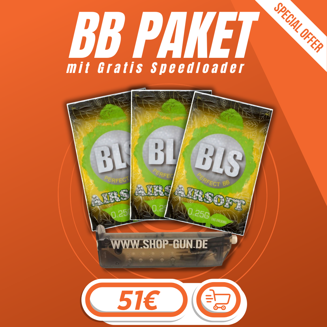 0.25g BLS BIO Sparpaket mit Speedloader