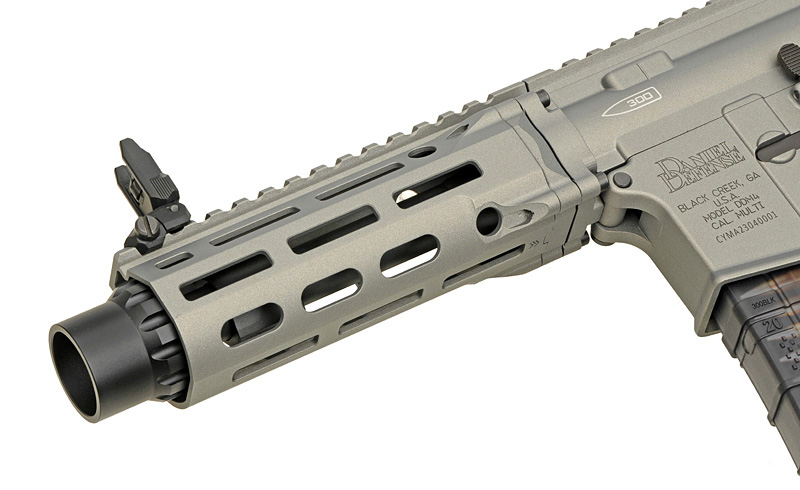 Daniel Defense DDM4 PDW SBR max. 0,5J AEG mit ESHOOTER ETU, Silbergrau 