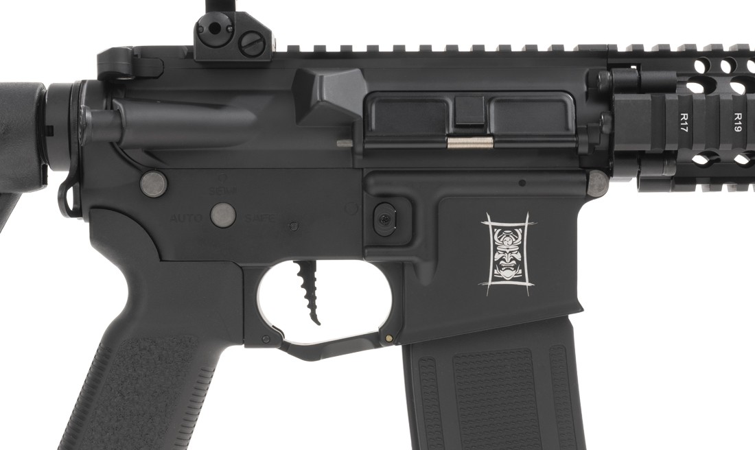 BUSHIDO JIN S-AEG mit ETU, FSWS&Speedtrigger, MapleLeaf HopUp-Gummi, BK 