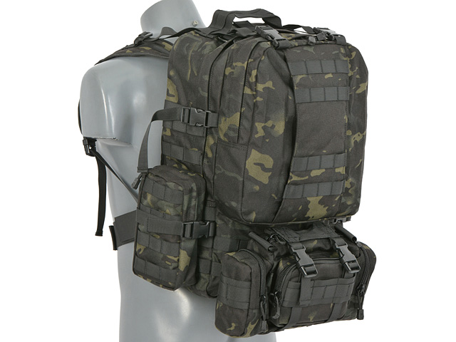 3-DAY ASSAULT PACK -  Multicam Black [8FIELDS]