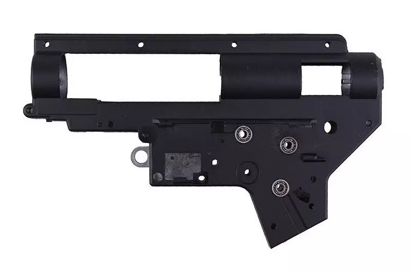 8mm-SpecnaArms V2 Gearboxshell "Enter & Convert™ / SAEC™", Federschnellwechselsystem incl. Springguide und lager. Für Specna Arms ONE und E&C (Boltcatch-Version)