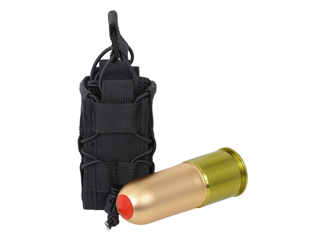 Belt Mounted 40mm Grenade Speed Pouch - Black [8FIELDS]
