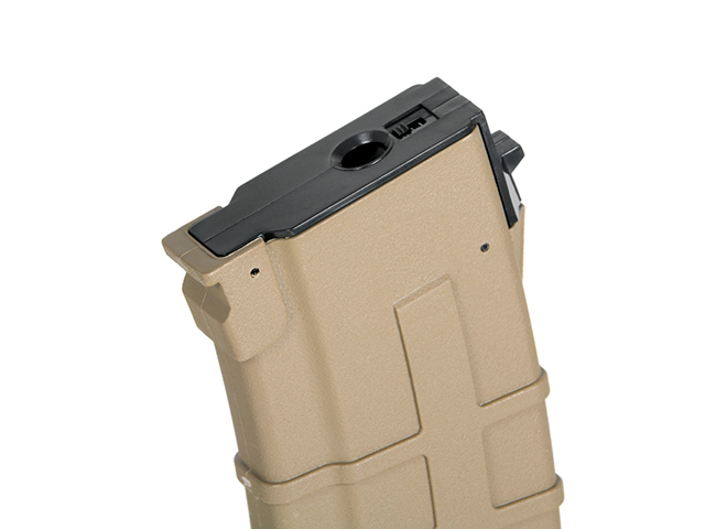 130rds AK74 Reinforced Polymer Midcap Magazin, Dark Earth
