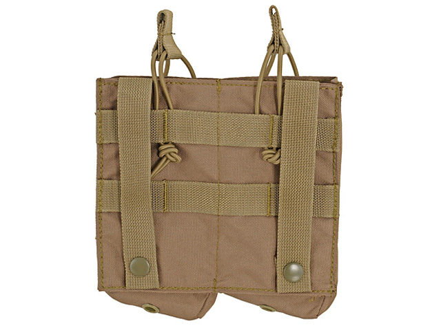 Open Top Double 7.62x39 AK Mag Pouch - Coyote [8FIELDS]