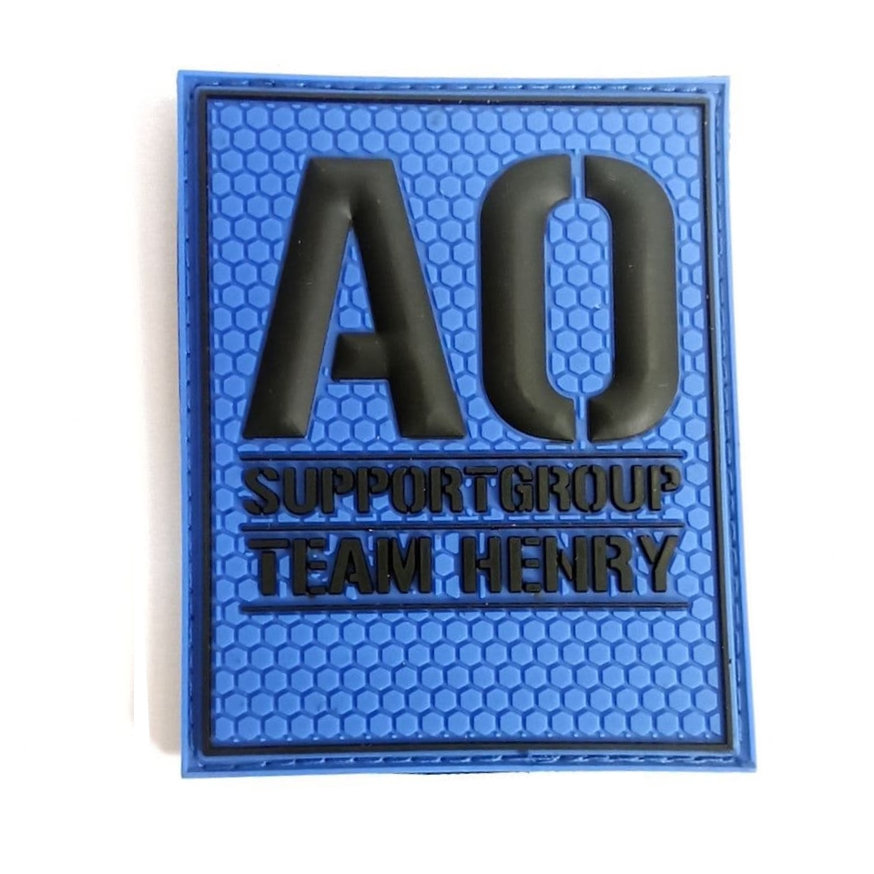 "AO-Supporter"-Patch (Team Henry, Blau)