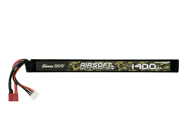 Kopie von Gens Ace 25C 1400mAh 3S1P 11.1V Airsoft LiPo mit T-Stecker #1
