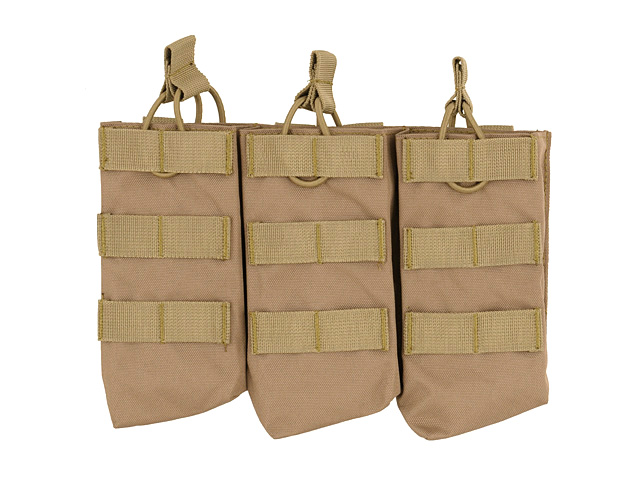 Open Top Triple 7.62x39 AK Mag Pouch - COYOTE [8FIELDS]