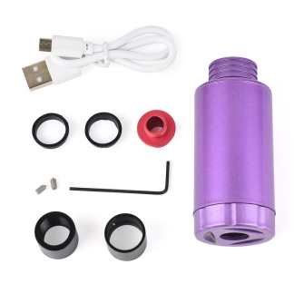 J-TAC "Lightweight" 'Spitfire' Universal Muzzleflash- & Tracerunit (14mm, 11mm Gewindeadapter) - "Purple"