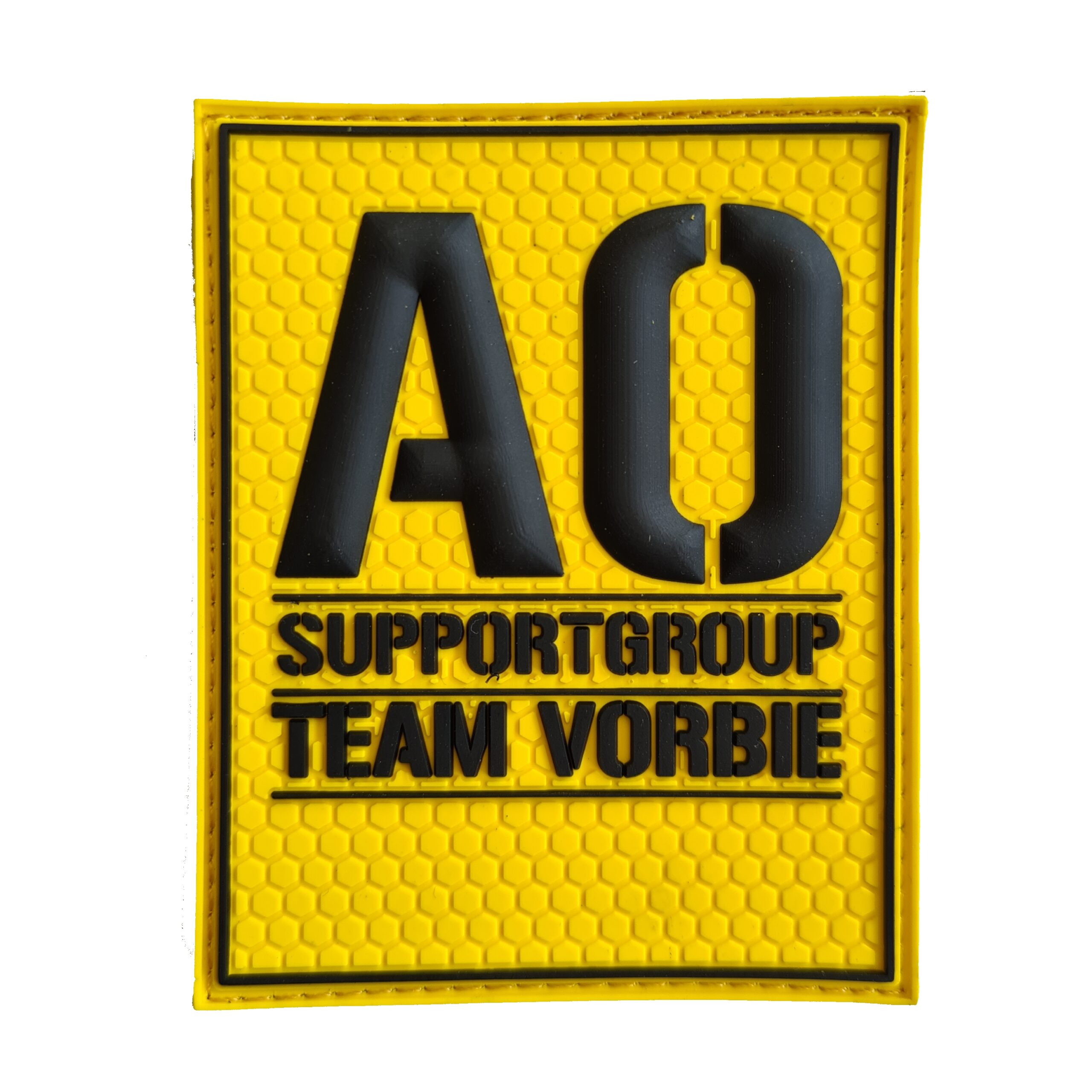 "AO-Supporter"-Patch (Team Vorbie, Gelb)