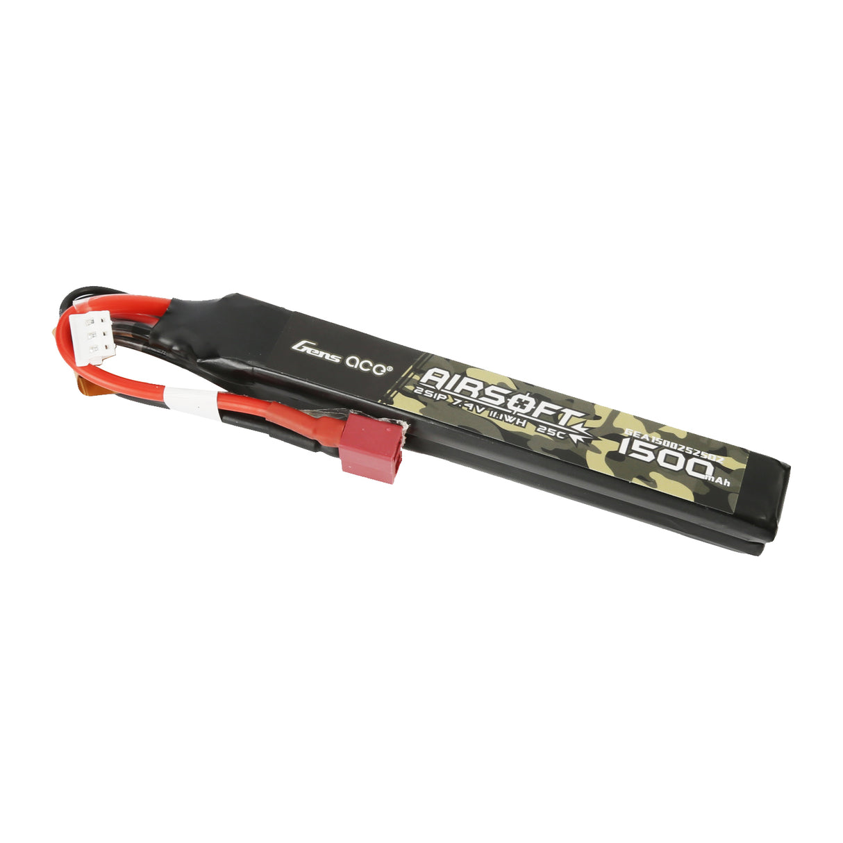 Kopie von Gens Ace 25C 1500mAh 2S1P 7.4V Double-Sticktype mit T-Stecker #1