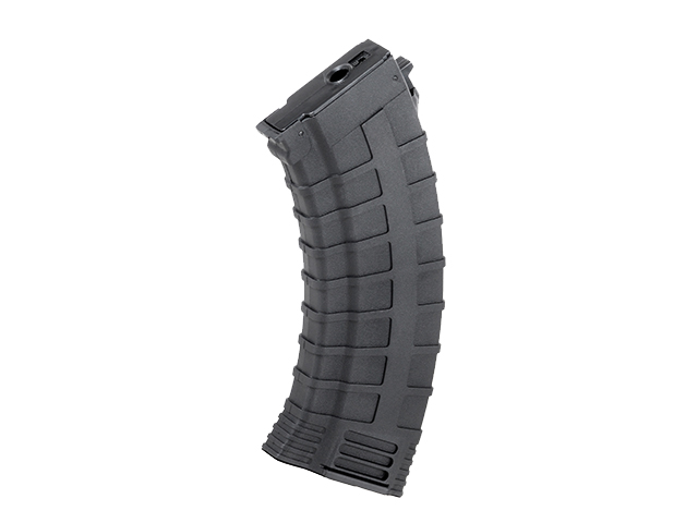 130rds AK47 Reinforced Polymer Midcap Magazin, Schwarz