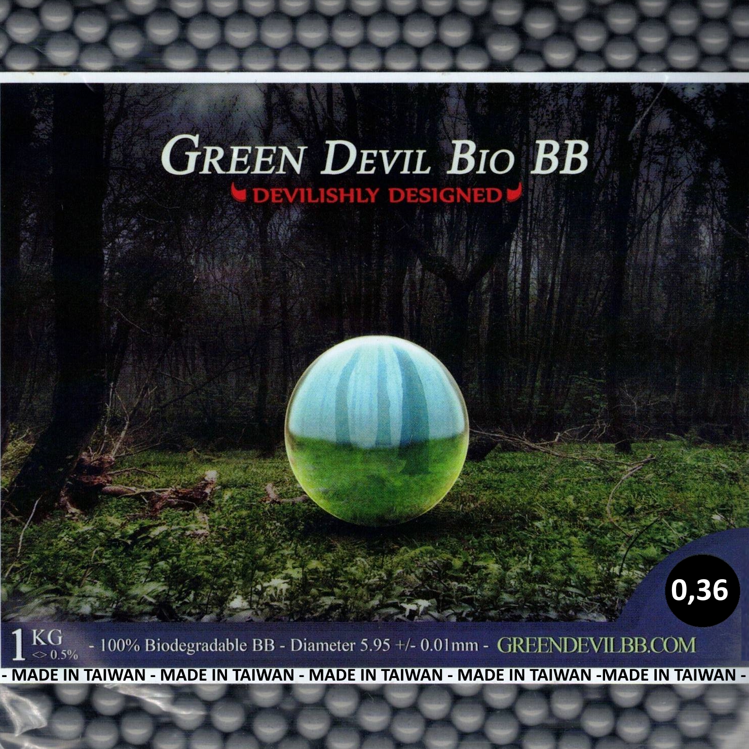 0,36g GREEN DEVIL BIO BBs 1KG Beutel