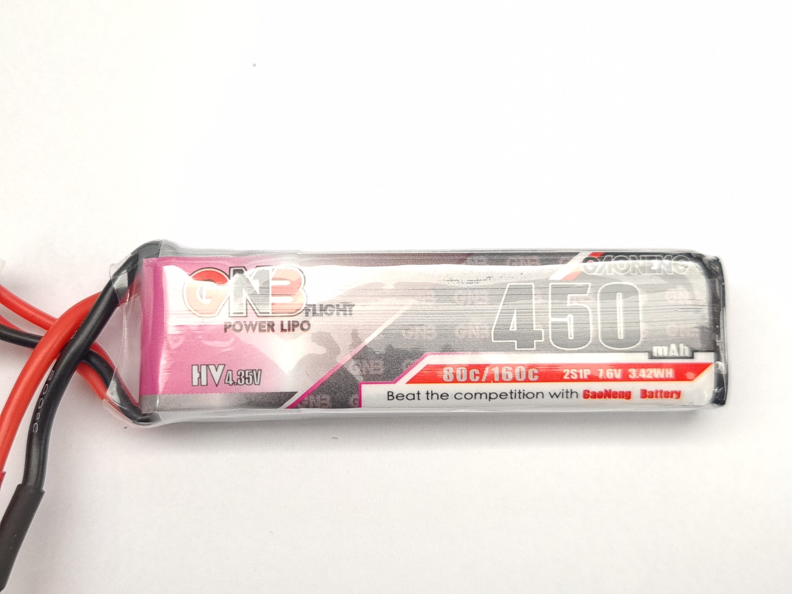 450MAH 2S 80/160C LIPO FÜR AEP/HPA (neue Version, Nennspannung 7,6V(!!)) (J-TAC GAONENG)