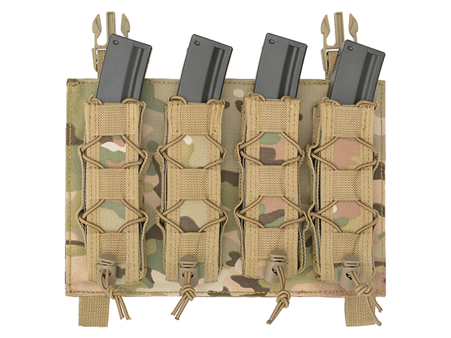 BUCKLE UP Speed Quad MP5/SMG/UTR45 Magazine Pouch - Multicamo [8FIELDS]