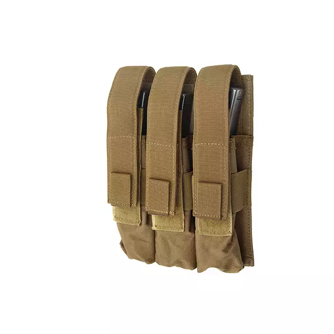 3er Magazinpouch "M5", Molle&Gürtel (Tan/Coyote)