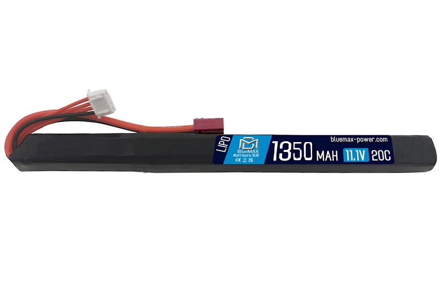 BlueMAX LiPo 11,1V 1350mAh 20/40C AK-Sticktype (extra Kapazität)
